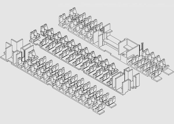 Komplet indretning til Roco Ma design rød